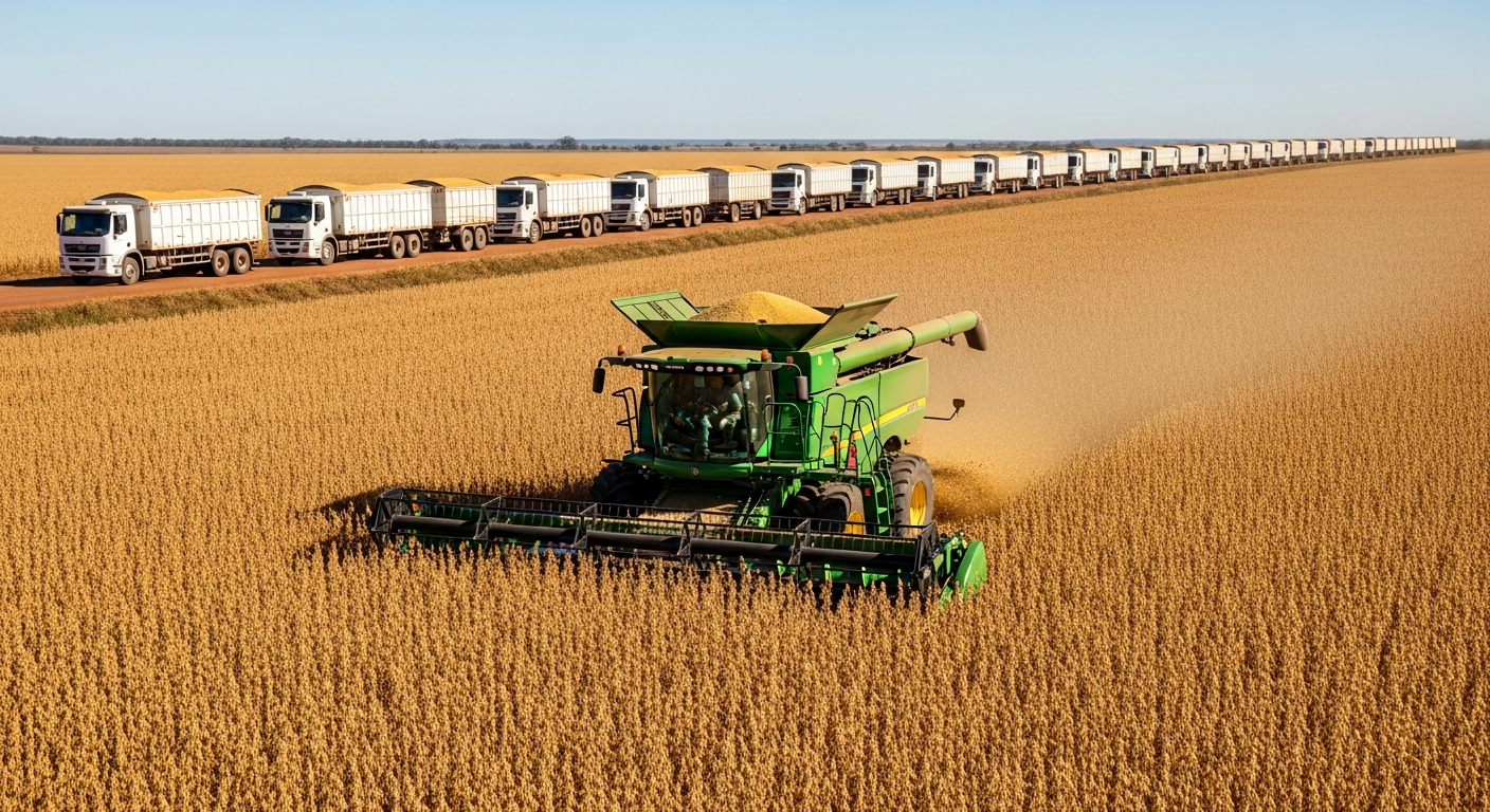 Record Brazilian Soybean Exports Fuel Surge in Fiagro Credit Demand on B3